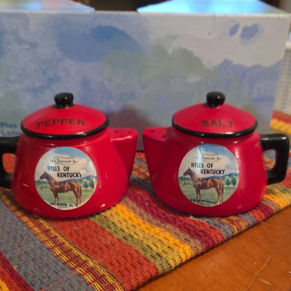 Red Salt and Pepper Shaker Set